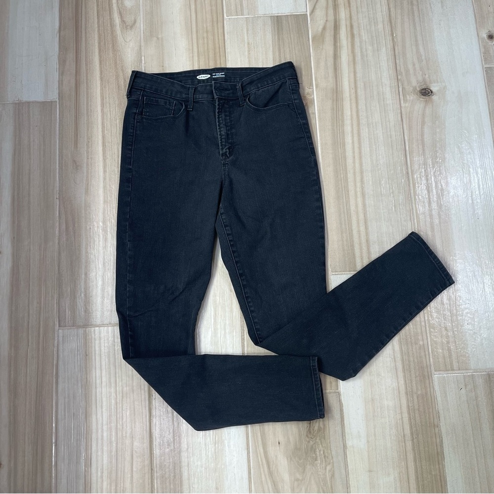 Old Navy Black Skinny Jeans Classic Style - Picture 2 of 6